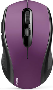 Quiet Bluetooth Wireless Mouse 4000DPI Multi Device Ergonomic Office Style