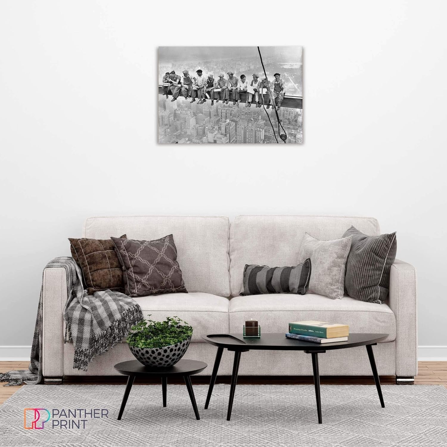 Panther Canvas Wall Art 30x20 Framed Modern Print