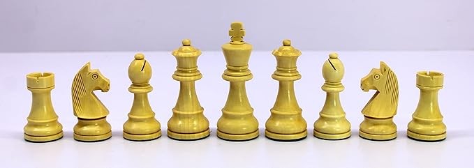 Luxury 3.75" Staunton Wooden Chess Pieces – Boxwood Figurine Set Collector