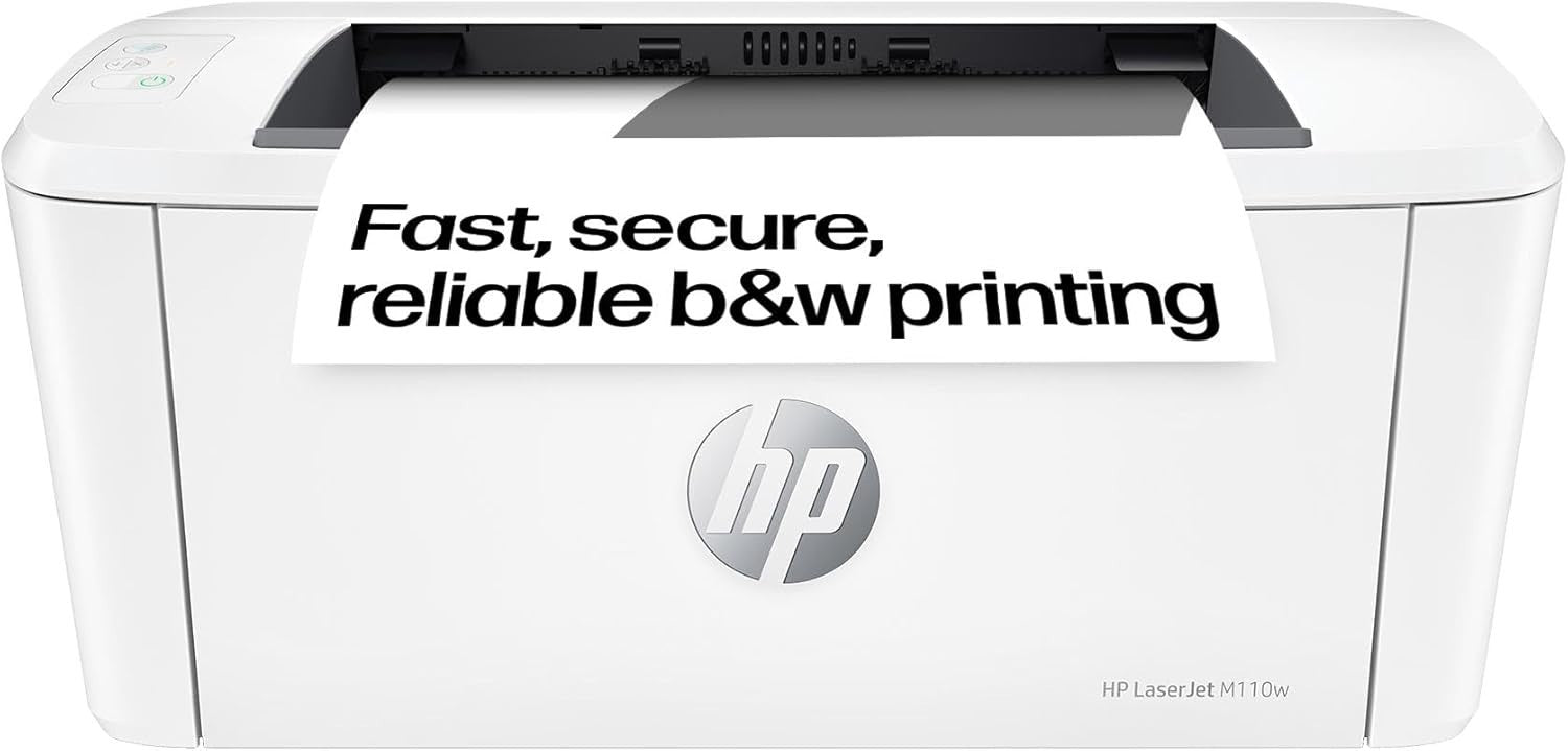 Black Mono Laser Printer A4 Wireless 20ppm Compact Small Office Home
