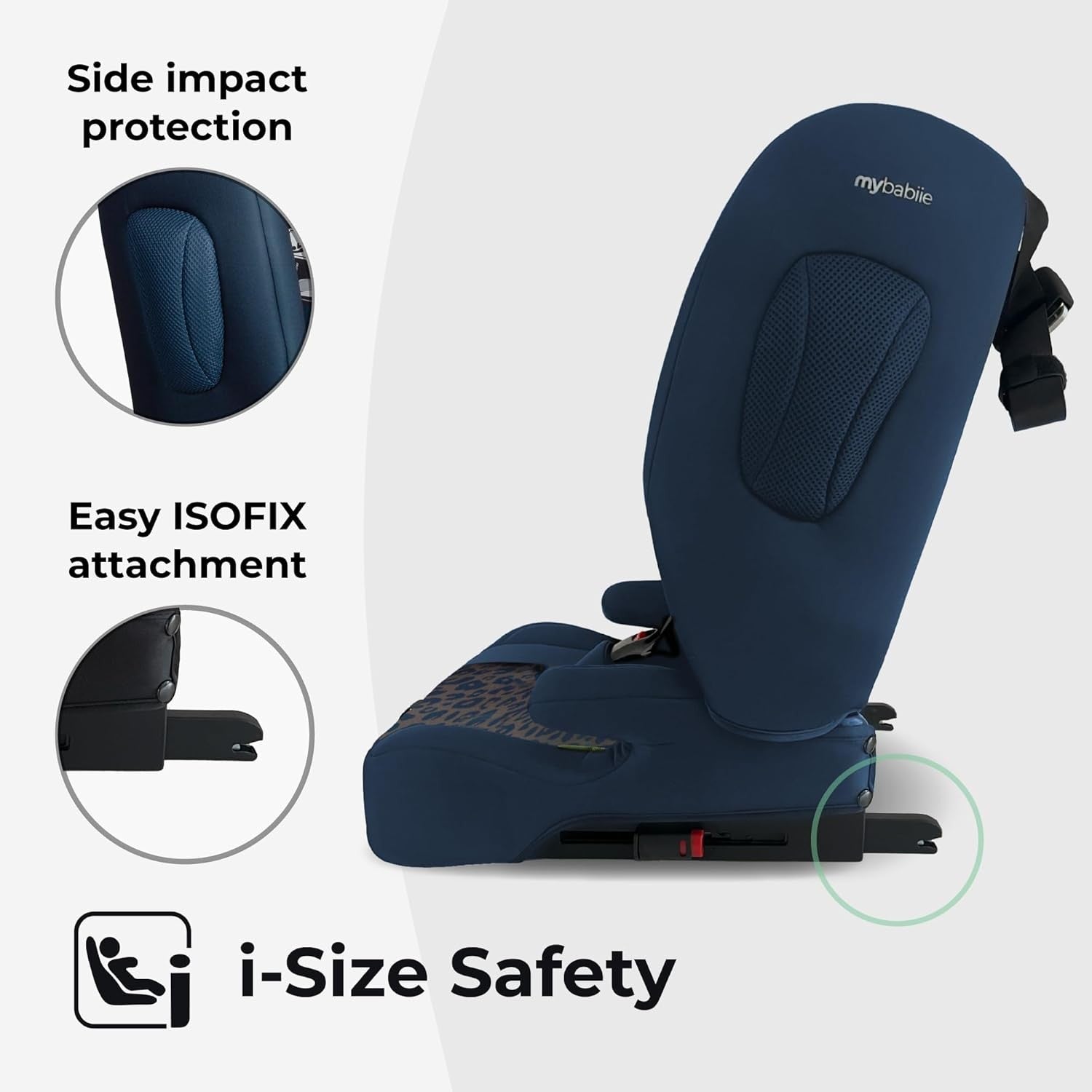 Toddler to Booster Car Seat ISOFIX Foldable 9–36kg Forward Facing