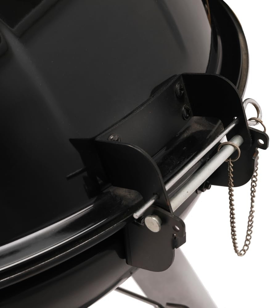 Kettle Charcoal BBQ Grill with Thermometer & Ash Catcher – 54cm Portable Outdoor