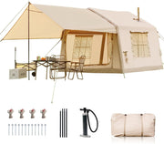 6 Person Inflatable Camping Tent 4 Season Waterproof Air Canopy