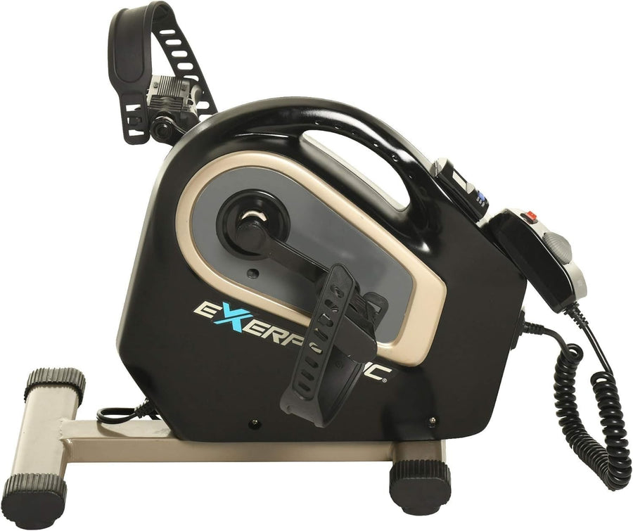 Motorised Under Desk Pedal Exerciser Electric Rehab Bike LCD Quiet