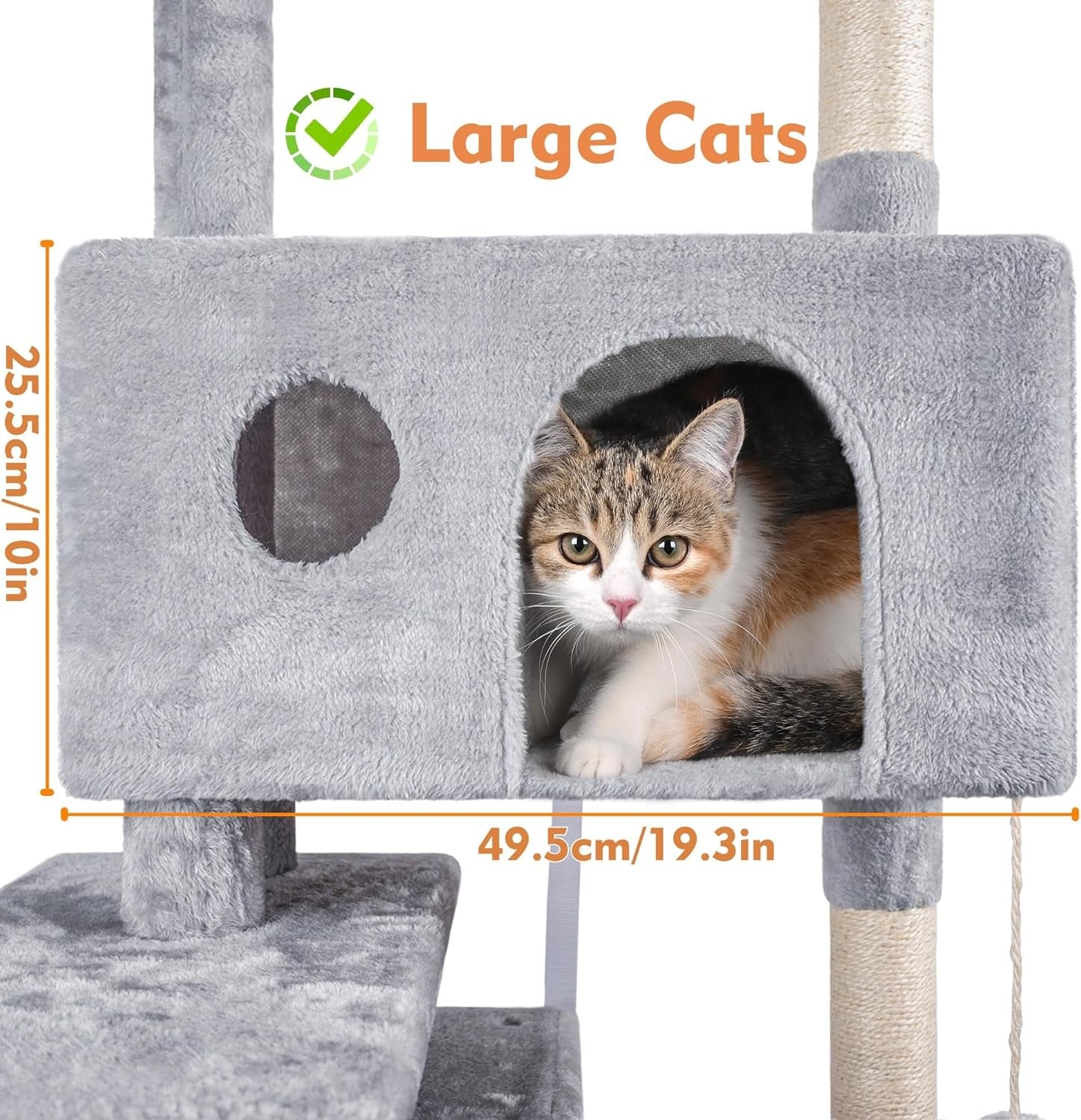 151cm Cat Tree Tower Multi Level Scratching Post Indoor Activity Centre
