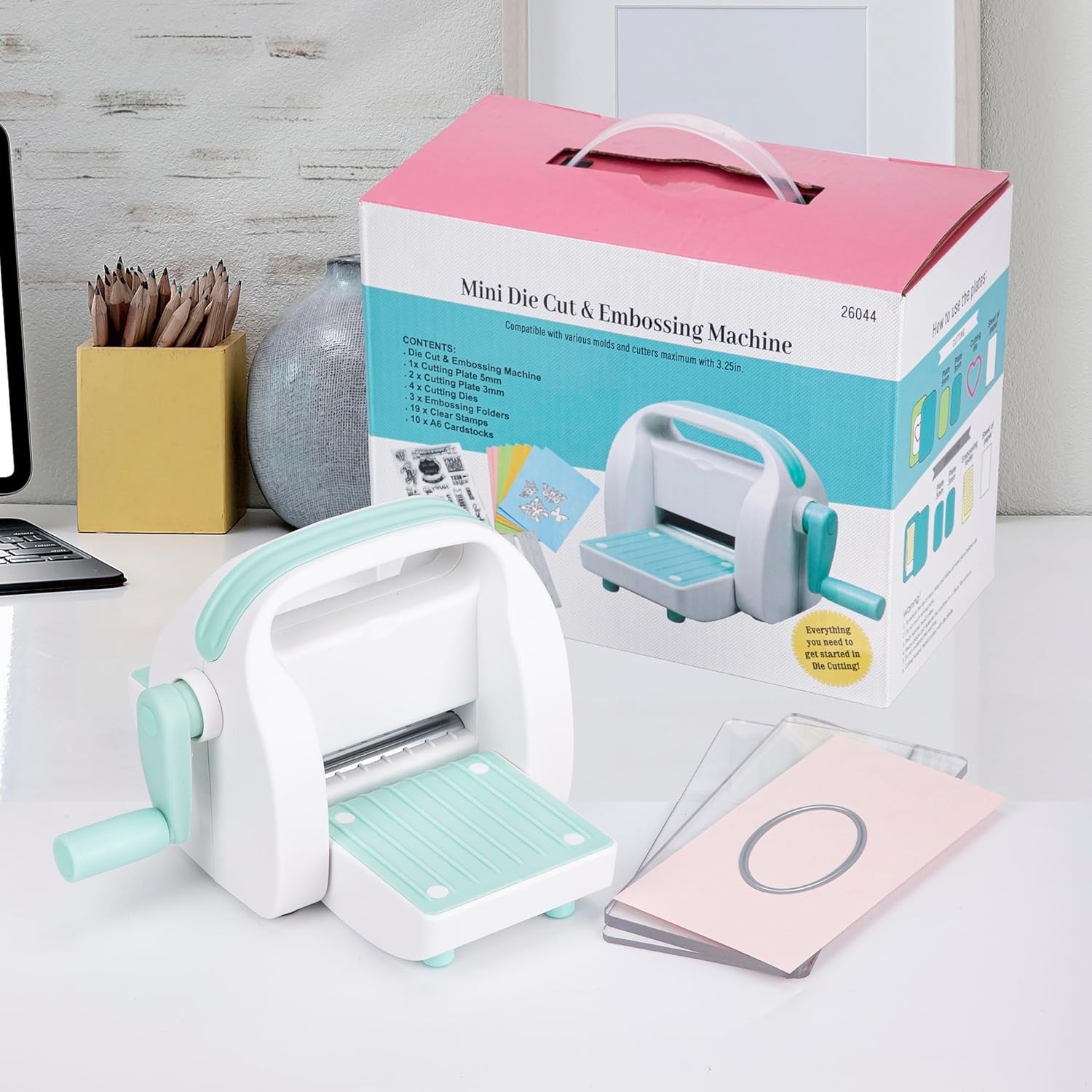 Mini Die Cutting Machine 3 Inch Embossing Tool for Card Making Scrapbooking