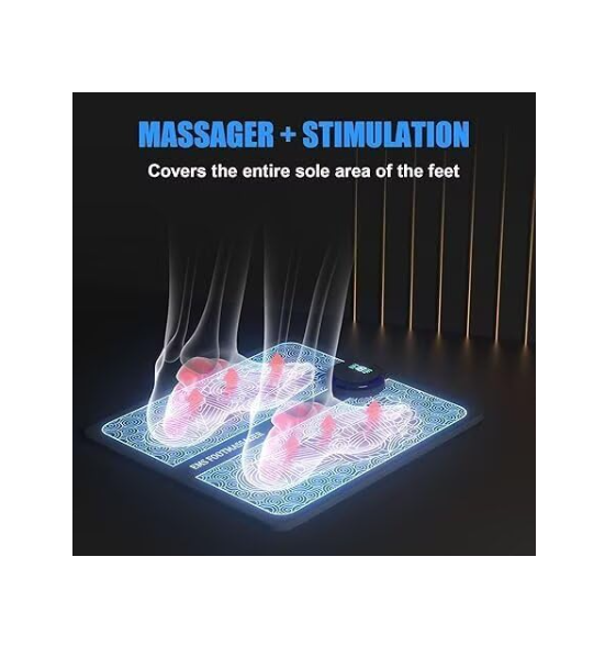 Restural EMS Foot Massager for Foot Drop & Plantar Pain Relief at Home