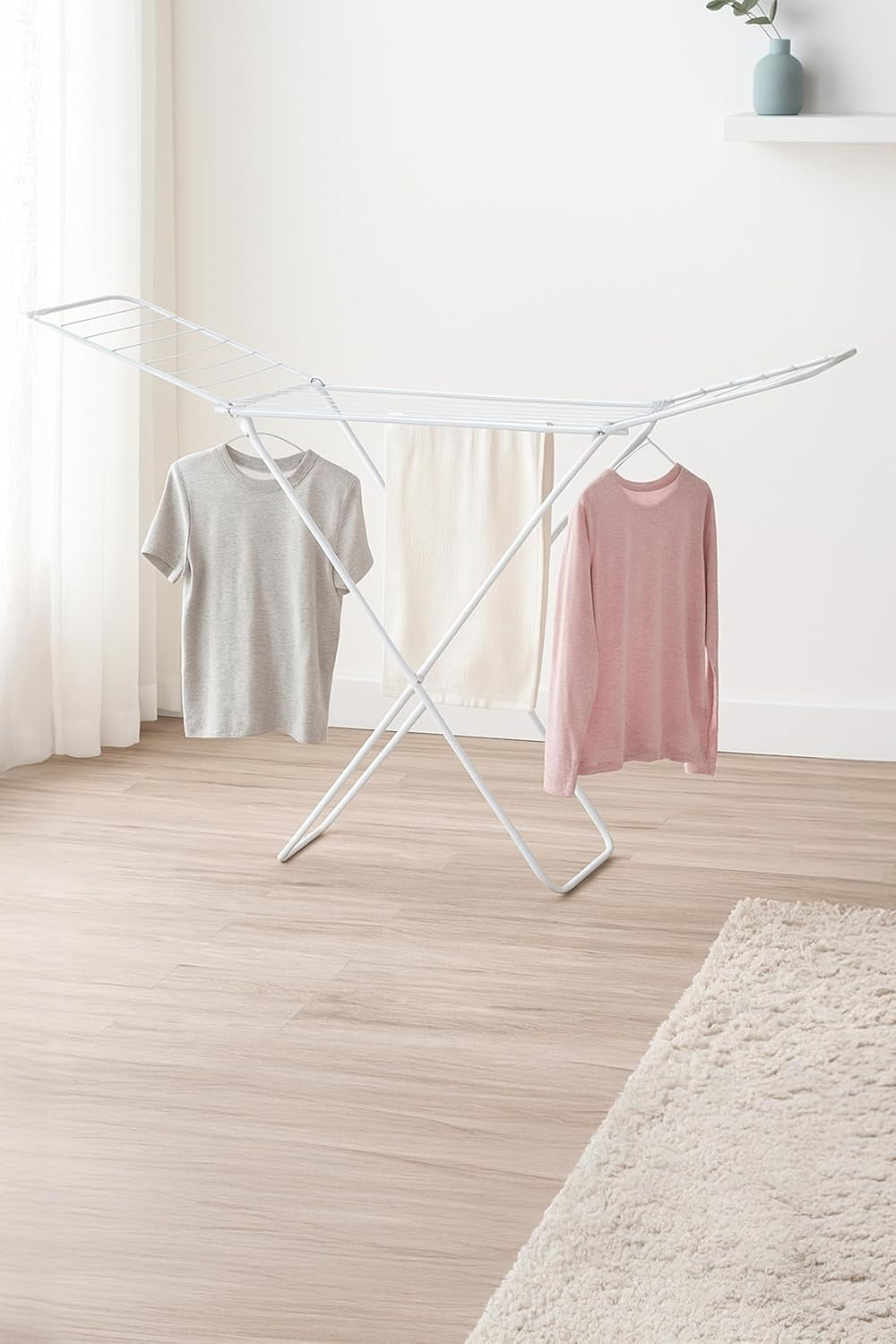 Winged Clothes Airer Folding Drying Rack 18m Large Laundry Indoor Outdoor Stand