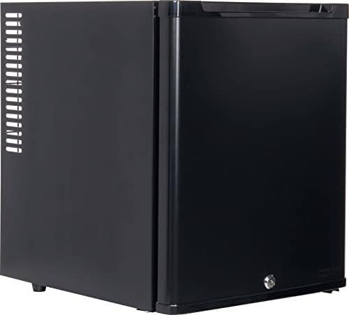 35L Lockable Minibar | Frost-Free, LED Light, Adjustable Shelves Black