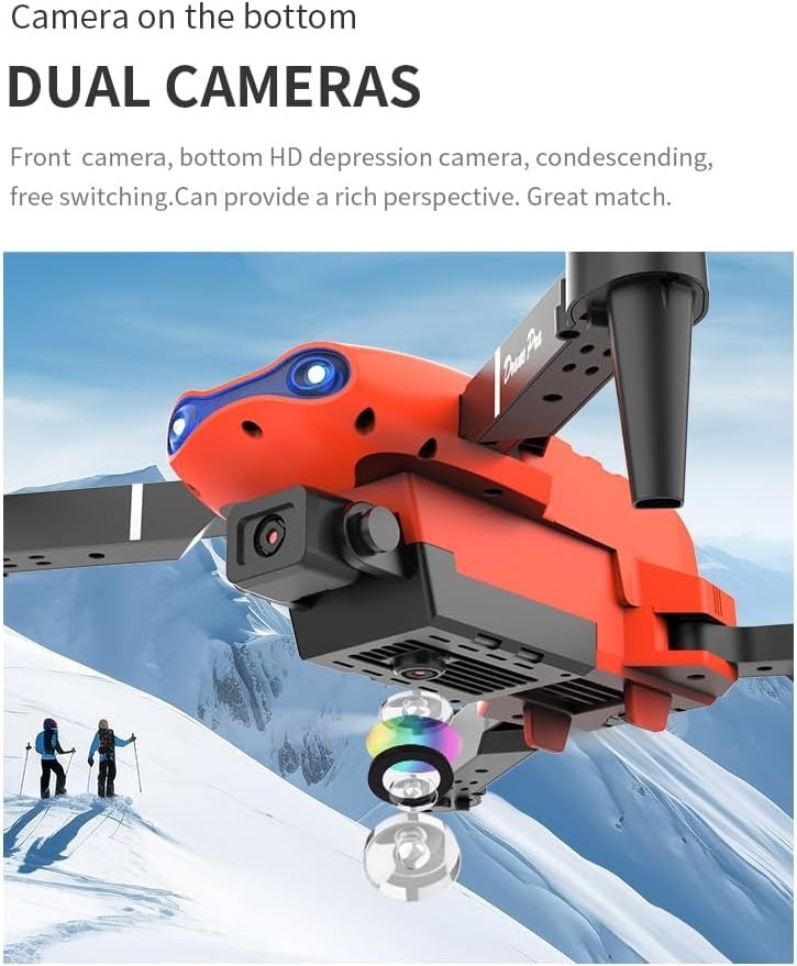GPS Drone E99 Pro Dual Camera Foldable RC Quadcopter Live Video