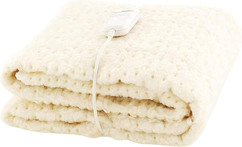 Single Electric Heated Mattress Cover 6 Heat Settings Washable Fitted