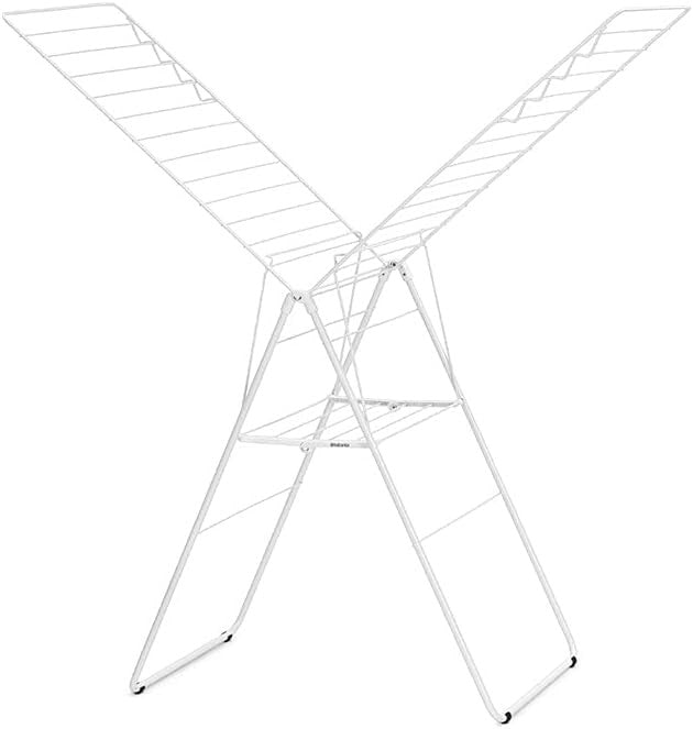 25m Clothes Airer Folding Indoor Drying Rack Stainless Steel Large Capacity