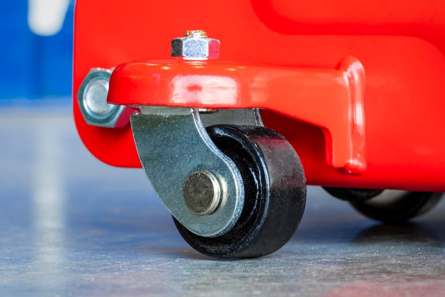 2 Ton Hydraulic Trolley Jack Short Chassis 117–322mm Compact Car Lift Red