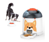 Interactive Dog Puzzle Feeder Toy Remote Treat Dispenser Rechargeable