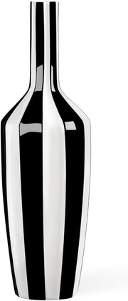 Tall Black White Ceramic Vase 15 Inch Modern Floor Table Home Decor