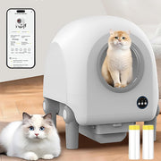 Smart Self Cleaning Cat Litter Box APP Control 70L Multi Cat XL