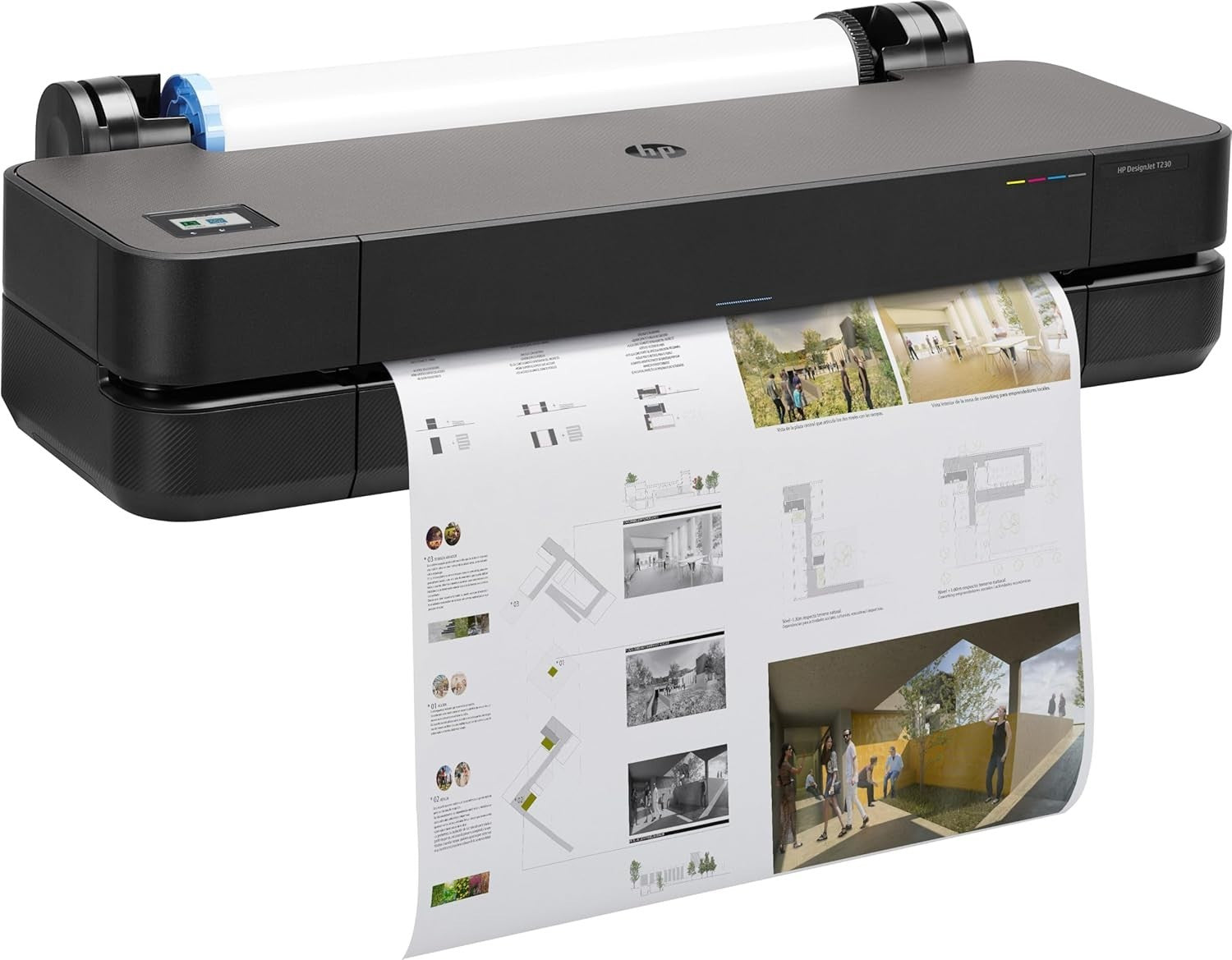 Large Format Printer T230 24in | Colour Black | A1 Printing | Wi-Fi | Ethernet