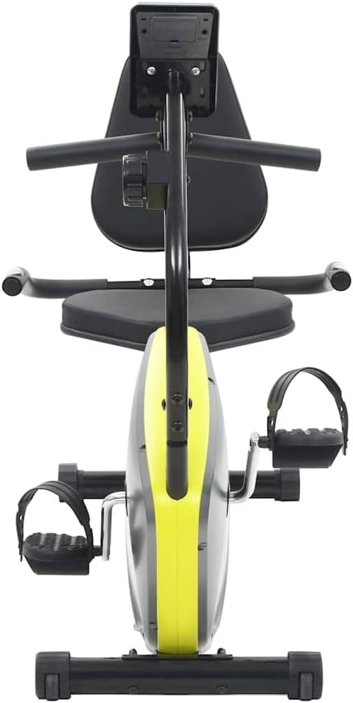 Recumbent Exercise Bike Magnetic 8 Level LCD Pulse Adjustable Seat Quiet Home