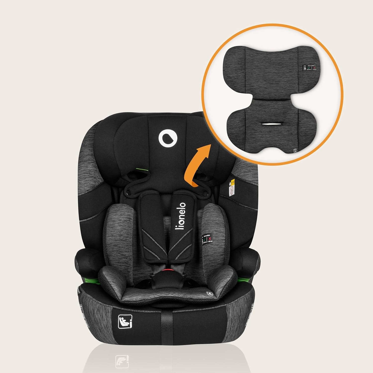 i-Size Child Car Seat Group 1/2/3 9–36kg Adjustable Headrest Protection