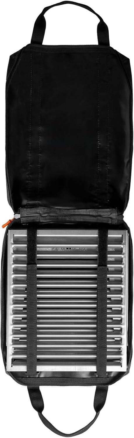 Portable Camping Grill Table Stainless Steel Folding BBQ Rack with Carry Bag