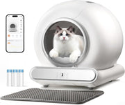 Self Cleaning Cat Litter Tray Automatic App Control Odour Free 65L Box