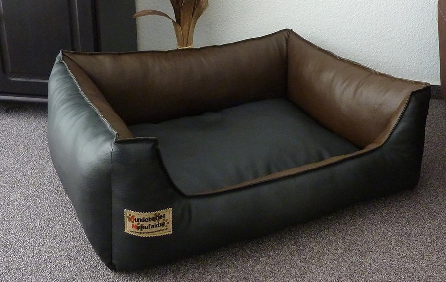 130x100cm Faux Leather Dog Bed Waterproof Hygienic