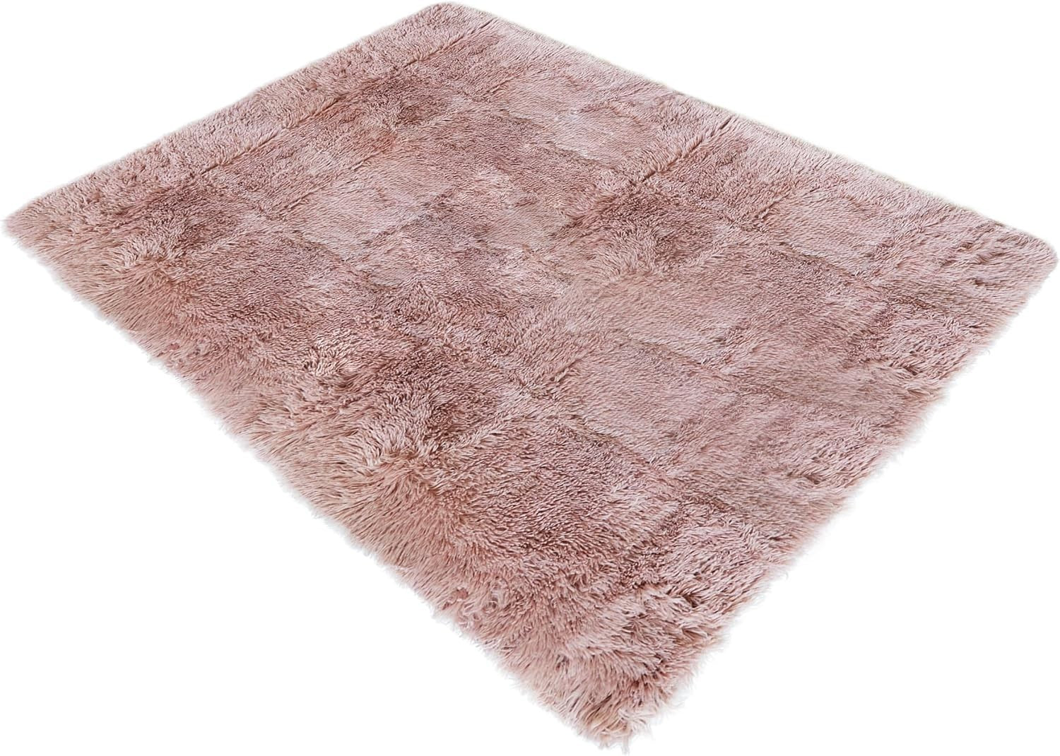 Extra Large Pink Shaggy Rug 200x290cm Soft Thick Non Slip Carpet Bedroom