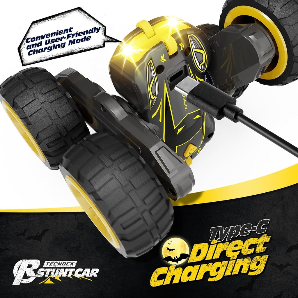 360° Flip RC Stunt Car for Kids 3-12 | Durable Off-Road Monster Truck