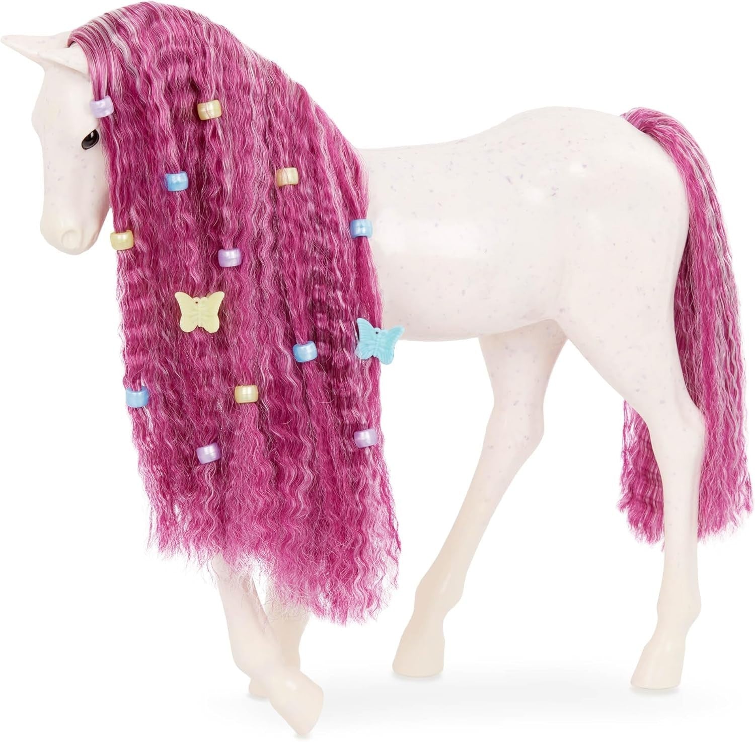 18-Inch Doll & Foal Set Fuchsia Hair Grooming Accessories Soft Body