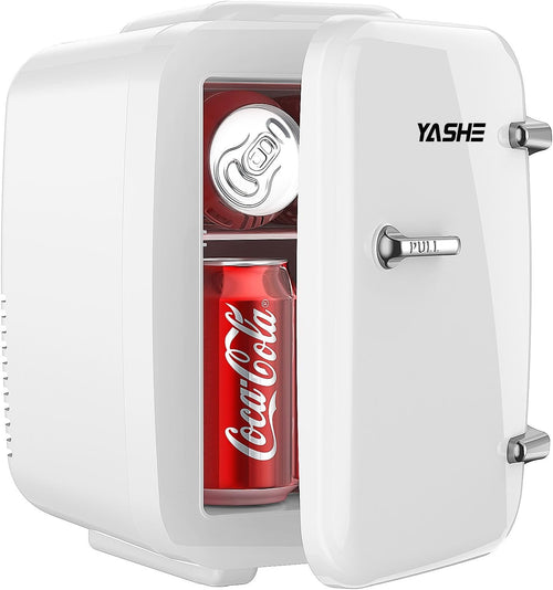 4L Mini Fridge Cooler & Warmer | Portable AC/DC, Skincare & Drinks White