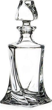Crystal Whiskey Decanter 500ml Lead Free Glass Elegant Spirit Bar Bottle