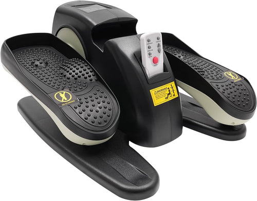 Under Desk Electric Elliptical Exerciser Quiet Remote LCD Pedal Trainer