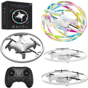 Kids Mini Drone with 360° Flip, LED Lights, 90° Hover, Beginner Toy