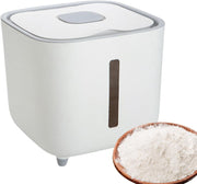 10KG Airtight Rice Dispenser Storage Bucket with Window Kitchen Bin