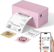 Portable 4x6 Pink Thermal Label Printer Bluetooth USB Shipping Business