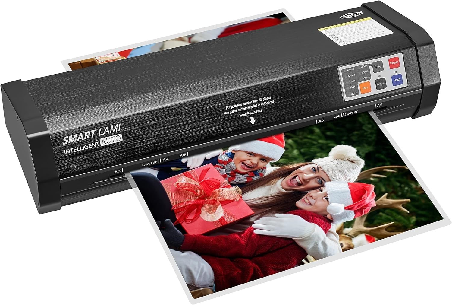 Heavy Duty A3 Laminator Auto Sense 75–250 Mic 4 Roller Never Jam