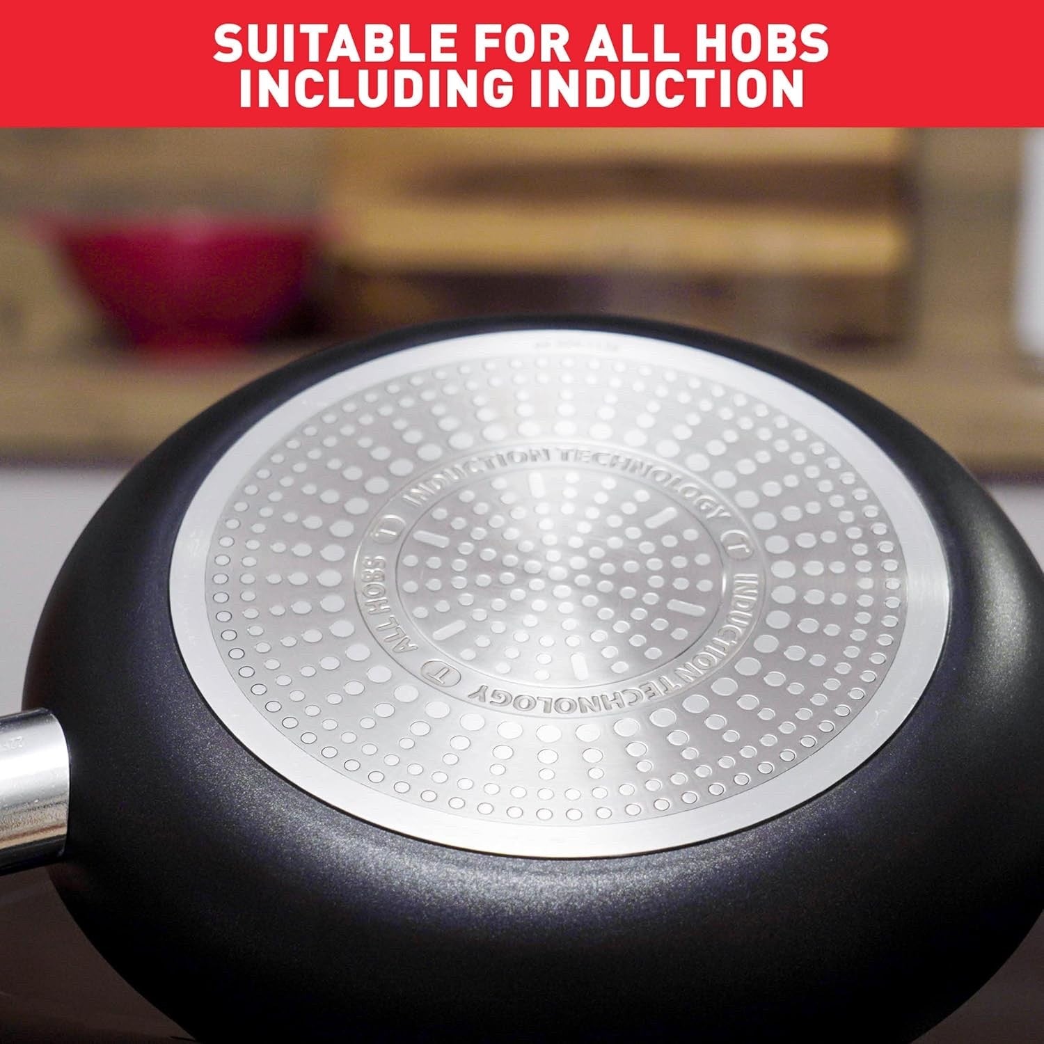 8pcs Titanium Non Stick Induction Cookware Set with Thermo Signal Glass Lids