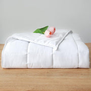 12lb Weighted Blanket Twin 48x72 White Cozy Sleep Comfort