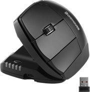 Adjustable Left Hand Vertical Ergonomic Mouse Wireless 6 Button