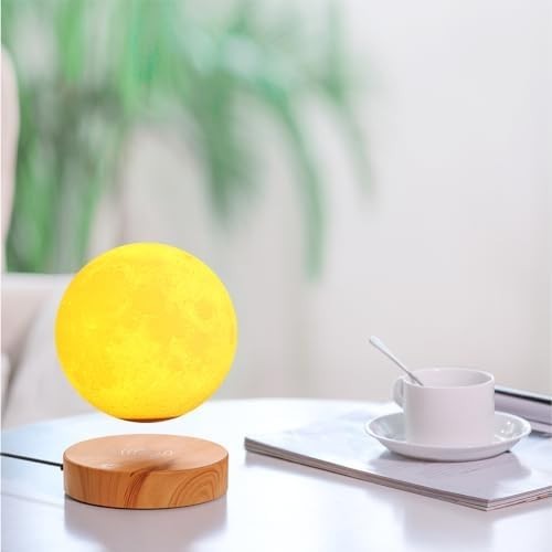 Floating Moon Lamp 16 Color Magnetic Levitating LED Light