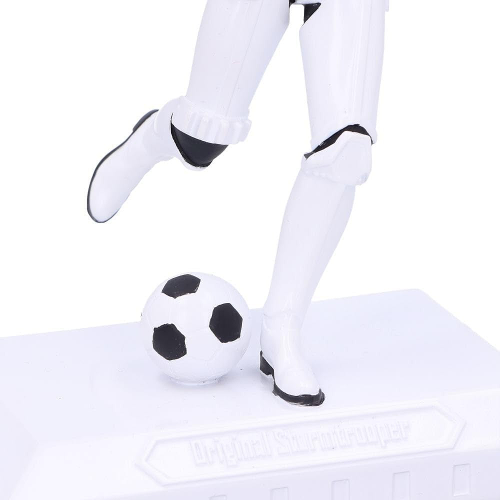 Footballer Stormtrooper Figurine ⚽ Resin Collectible Statue Gift Decor 17cm