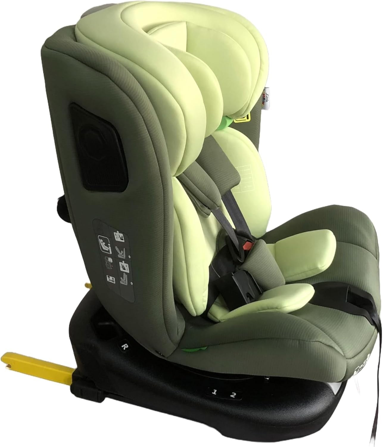 360° Rotating i-Size Car Seat ISOFIX R129 0–36kg Birth to 12 Years Green