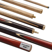 57in English Pool Cue Ash Shaft Rosewood Butt 8.5mm Tip 3pc