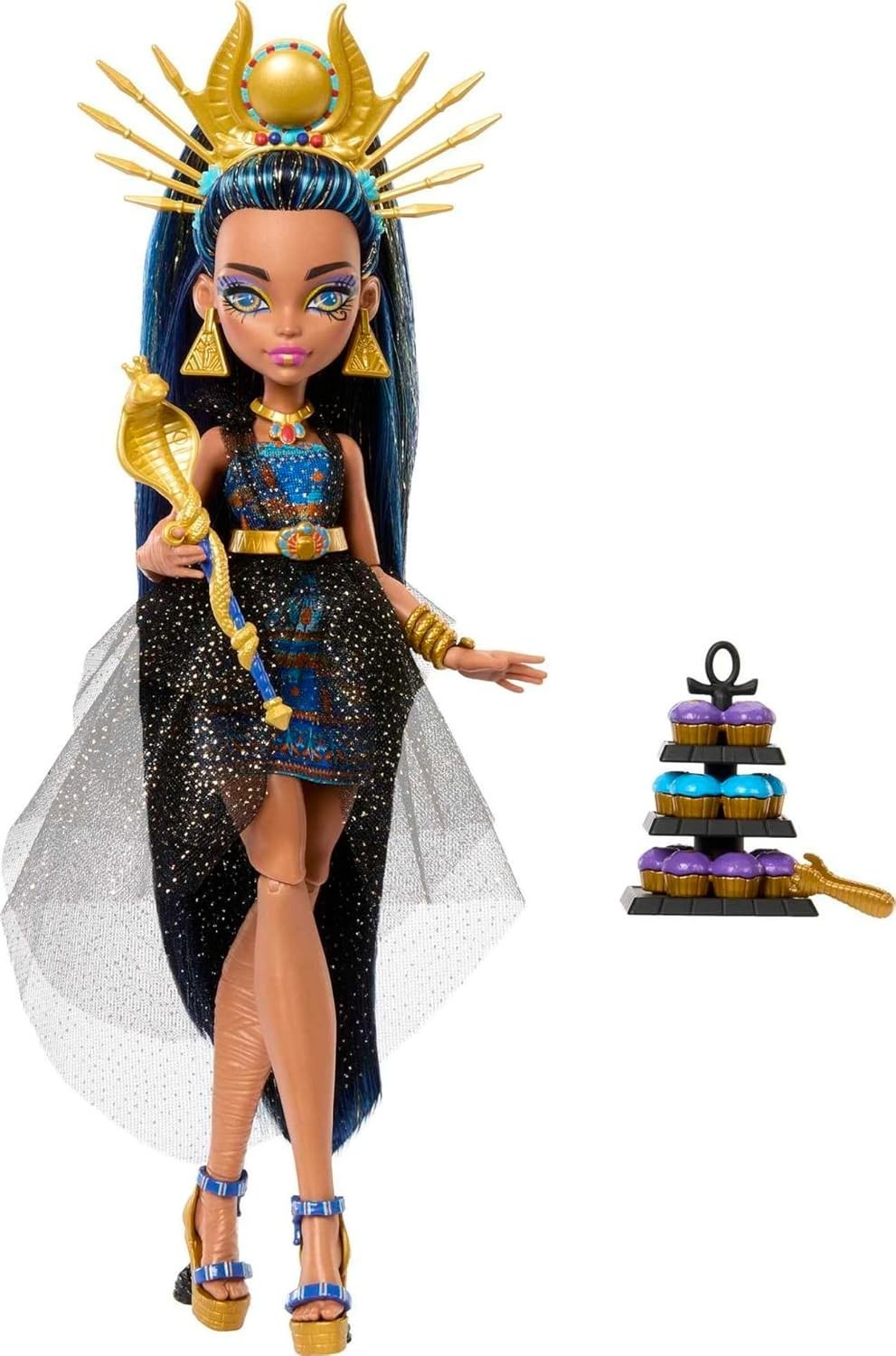 Monster Ball Fashion Doll Party Dress Royal Accessories Scepter Cupcakes