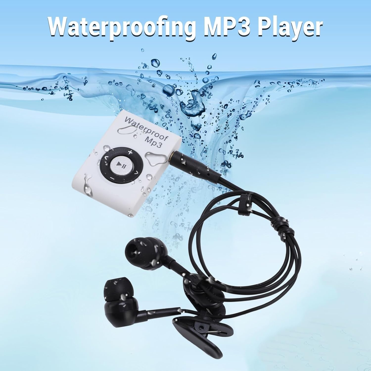 Waterproof Swimming MP3 Player 8GB HIFI Lossless  Headphones