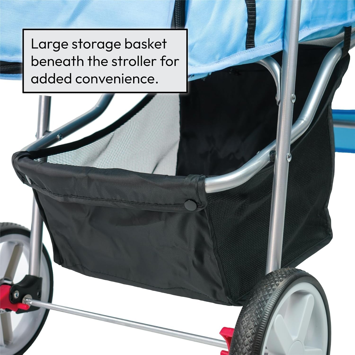 Dog Stroller with Rain Cover Foldable 4 Wheel Pet Pushchair Small Dogs