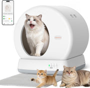 Smart Self Cleaning Cat Litter Box App Control Multi Cat Odor Free