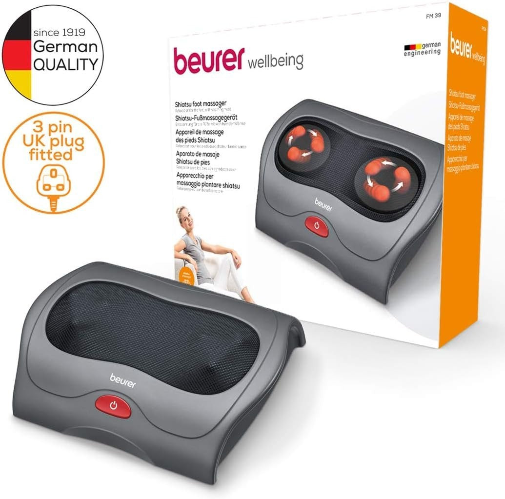 Shiatsu Foot Massager w/ Heat Reflexology Kneading Electric