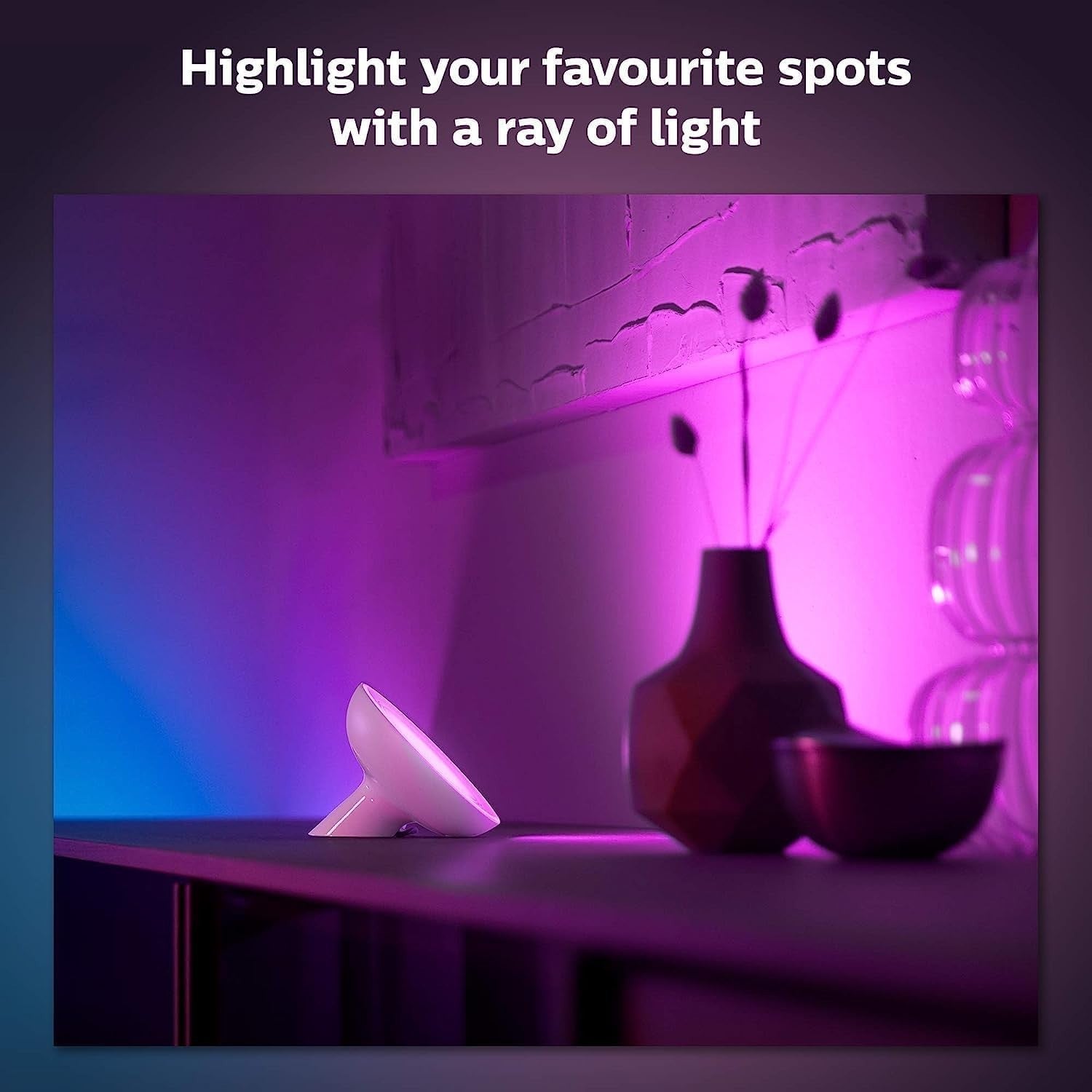 Smart Color LED Table Lamp with Bluetooth & Voice Control, 16M Colors