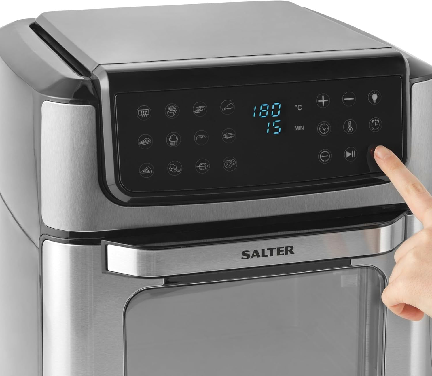 12L Digital Air Fryer Oven | 12 Presets, Rotisserie, 3 Racks, No Preheat, LCD